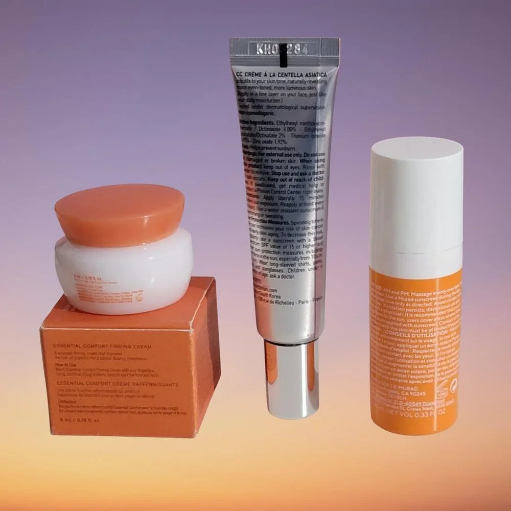 Facial Trio Sulwhasoo Erborian Murad Facial Cream Serum